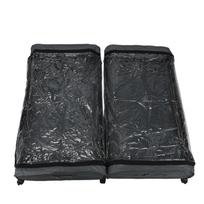 Under Bed Storage Container 360 degrees  Rotation Mute Wheel Curved Rolling Under Bed Storage Drawer for