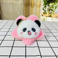Miela Gėlė Panda Pliušinis Žaislas Mini Saulėgrąža Maža Panda Gėlės Pakabukas Raktų Pakabukas Studentų Krepšio Pakabinama Dekoracija 4 inches white