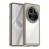 For Xiaomi 15 Ultra Case Xiaomi 15 Ultra 5G Cover Funda Clear PC TPU Shockproof Silicone Phone Back Cover For Xiaomi 15 Ultra For Xiaomi 15 Ultra pilka spalva
