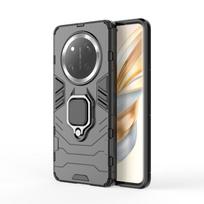 Dėl Honor X60 Pro 5g galinio dangtelio telefono dėklo smūgiams atsparaus šarvo apsaugančio nuo kritimo metalinio žiedo laikiklio magnetinio apsauginio Funda Coque dėklo CHINA&For Honor X60 Pro juoda