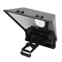 TP2A 8 colių teleprompteris planšetiniam kompiuteriui, išmanusis telefonas, teleprompteris su programėlės nuotolinio valdymo pulteliu, objektyvo adapterio žiedai