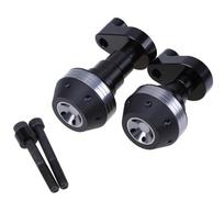 1 Pair Motocross Motorcycle Frame Slider Moto Anti Crash Pad Protector Cafe Racer Falling Protectors Fit for Yamaha YZF R6 2008-2016 black