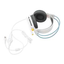 Gaming Headset Virtual 7.1 Surround Sound LED Lighting In Line Controls USB Gaming Headphone with