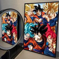 Anime Figūrėlės Vegeta Goku D-Dragon Ball Klasikiniai Vintažiniai Plakatai HD Kokybė Sienų Menas Retro Plakatai Namų Kambario Sienų Dekorui 21cm×30cm NoFrame