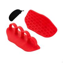 Finger Grip Strengthener Gym Weight Lifting Grips Exerciser Gripper for Fitness Pull Ups red