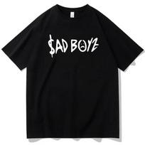 Junior H Sad Boyz Shirt Junior H Shirt Junior H Music Shirt Fan Gift for Men and Women Fashionable O-neck Short-sleeved Shirt S smėlis