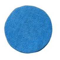 Car Waxing Polish Sponges 5 Inch Car Detailing Wax Applicator Pads Round Pocket Microfiber Foam Sponges Car Cleaning Tools Blue 1PCS