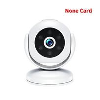 Aukštos raiškos naktinio matymo kamera, didelio plataus kampo 1080P, nauja namų magnetinio tvirtinimo maža kamera None Card balta