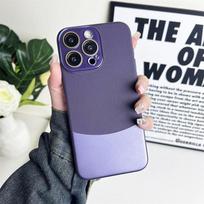 Fashion Crystal Lens All-inclusive Magnetic Anti-drop Mobile Phone Case for IPhone 15pro 15promax 14plus 14pro 12pro 15 14promax For iPhone 13 violetinė