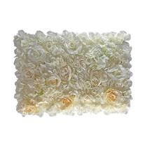 3D Silk Rose Flower Backdrop for Weddings - Artificial Floral Arch & Photography Prop