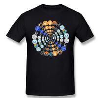 Cryptocurrency T-shirt Ethereum Bitcoin Litecoin Crypto Set Crypto Network Blockchain Technology OmiseGo Qtum TShirt Tees Tops S juoda