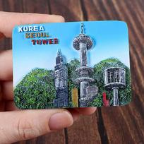 Korea girl map Japan Architecture Maldives 3d fridge magnet Hawaii beach America USA tourism souvenir collection gift home decor