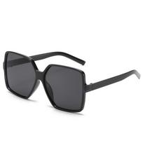 Juodi Kvadratiniai Dideli Saulės Akiniai Moterims Didelis Rėmelis Spalvoti Saulės Akiniai Moteriški Veidrodiniai Oculos Unisex Gradientiniai Hip Hop Atspalviai black