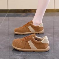 New Faux Suede German Trainers Nubuck Leather Autumn Women Sneakers Platform Soft Sole Casual Shoes Walking Jogging Sports Shoes 35 ruda