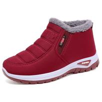 Men Women Thick Fur Warm Ankle Boots for Winter Shoes Unisex Waterproof Platform Snow Boots Couple Lightweight Casual Booties 36