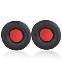 1 Pair Leather Sponge Protective Case for Jabra MOVE Headphone raudona