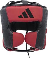 Adidas Kovos Sportas Bokso Kovos Menų Galvos Apsauga Combat 50 Treniruočių Galvos Apdangalas ADIC50HG Ryškiai Raudona/Juoda