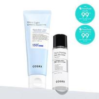 COSRX Ultra Light Transparent Water Film Moisture Sun Serum Special (+ 30ml peptide serum provided) white