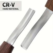 Precision Wood Carving Tools with a Comfortable Grip - Made from CR-V Steel, Suitable for Various Intricate Carving Designs.