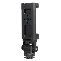 Aluminum Phone Tripod Mount Cold Shoe Support Vertical Horizontal Universal Smartphone Clamp with