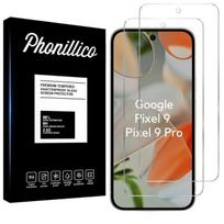 Tempered Glass for Google Pixel 9 / Pixel 9 Pro [2 Pack] Phonillico® Screen Protector Glass Film