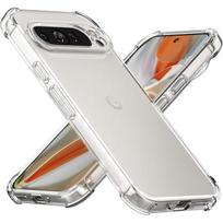 Case for Google Pixel 9 Pro XL - Shockproof Protective TPU Soft Transparent Phonillico® skaidri