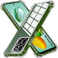 Case for Honor 200 Smart 5G - Shockproof Silicone Soft Transparent Protection Phonillico® skaidri