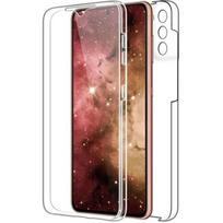 Case for Samsung S21 - Full Transparent Silicone 2 Parts Front Back Interlocking Phonillico®