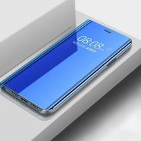 Xiaomi Redmi Note 9 Pro Max Case, Shockproof Mirror Folio Slim with Stand Rugged Protection For Redmi Note 9 Pro Max, Blue