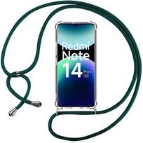 Case for Xiaomi Redmi Note 14 Pro Plus 5G, Protection with Midnight Green Cord - EFConnection®