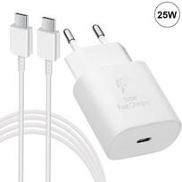 25W Charger - Xiaomi - 12T Pro - USB-C - 1M Cable - White