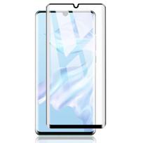 Tempered glass screen protector - Huawei - P30 Pro - Black - 0.3mm - Scratch-resistant