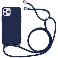 Protective Case for iPhone 11 Pro Max - E.F.CONNECTION - Flexible - Navy Blue - Anti-Scratch and Anti-Shock