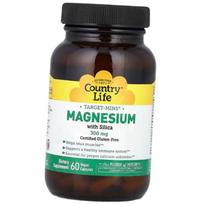 Magnis su siliciu, Target-Mins Magnio kapsulės su siliciu, Country Life  (36124119) 60vcaps
