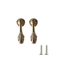 2PCS Jewelry Boxes Ornamental Box Pulls Antique single hole Gift Packaging Decorative Drawer Knobs Drawer Handles 20x57mm 2pcs