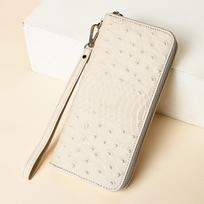 Long Wallet Top Layer Cowhide Clutch Bag Men's and Women's Large-capacity Card Bag balta