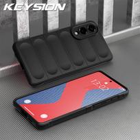 KEYSION Shockproof Matte Case for Samsung S25 Edge 5G Anti-skid Soft Silicone Phone Back Cover for Galaxy S25 Edge 5G for Galaxy S25 Edge juoda
