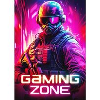 Dragon Assassin Space Armor Gaming Zone Canvas Posters Prints Wall Art Pictures Modern Gamer Bedroom Esports Room Decor Gifts 21cm×30cm NoFrame