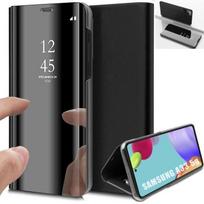Protective case - PROSHOP - for Samsung A33 5G - Black - Mirror effect - Translucent window juoda