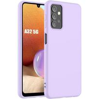 Case for Samsung Galaxy A32 5G - Silicone Protection - Shockproof - Anti-Scratch - Purple violetinė