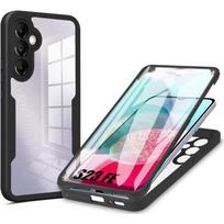 Protective case for Samsung Galaxy S23 FE Shockproof 360° Black Semi-rigid juoda