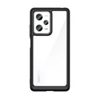 For Xiaomi Redmi Note 12 Pro Plus Case Luxury Silicone Clear Shockproof Cover Redmi Note 12 Pro Plus Turbo 11S 11 Pro Plus Case Redmi Note 12ProPlus juoda