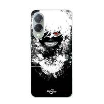 Coque de téléphone - Tokyo Ghoul - Samsung Galaxy S25 Edge - Silicone - Noir - Amine Ken Kaneki juoda