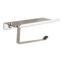 Stainless Steel Bathroom Paper Phone Holder with Shelf Mobile Phones Towel Rack Toilet Paper Holder MIT