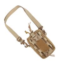 Water Bottle Waist Bag Phone Holder Adjustable Buckle Nylon Elastic Hanging Pouch for Outdoor