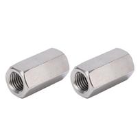 2PCS Hex Coupling Nuts Stainless Steel Rustproof Anti Corrosion M16 Hex Connector Nut for