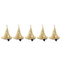 5pcs Mini Witch Hat Hair Pins Cute Hair Clips Cosplay Costume Accessories for Halloween Party