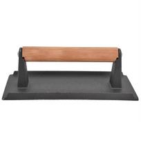 Cast Iron Grill Press BBQ Burger Bread Meat Household Sturdy Evenly Heated Steak Weight Bacon Press