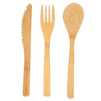 3Pcs Japanese Style Tableware Kitchen Fork Spoon Knife Set Home Tableware for Home Kitchen