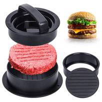 Mėsainio Presavimo Įrankis Mėsainio Kotleto Formelės 3 viename Mėsainio Kotleto Gamintojas Reguliariems Jautienos Mėsainiams Ne L(for 6.5-9kg) juoda